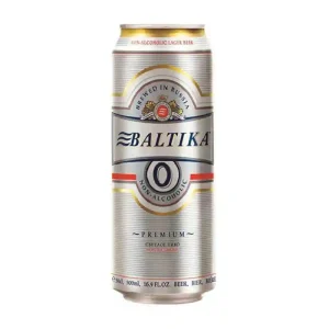 Beer NON Alcoholic BALTIKA 500ML