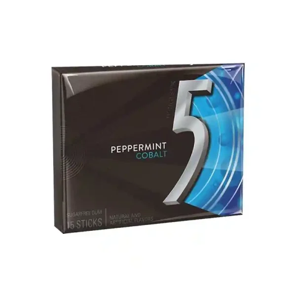 Five Peppermint Cobalt Pack Of 15