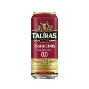 Tauras Tradicinis Alcohol Free Beer 500Ml